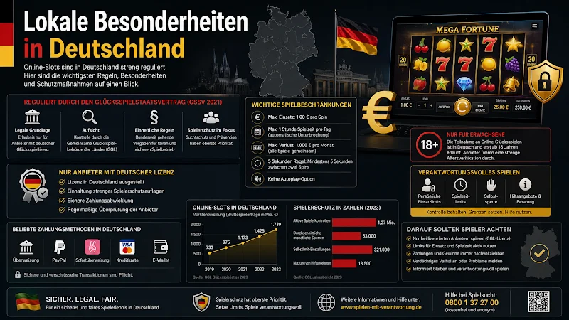 Lokale Besonderheiten für Slots in Deutschland